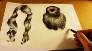 SAÇ NASIL ÇİZİLİR? - how to draw hair? - Tutorial drawing