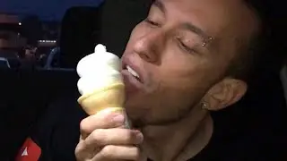 Eating Dairy Queen Vanilla Ice Cream Cone Mukbang