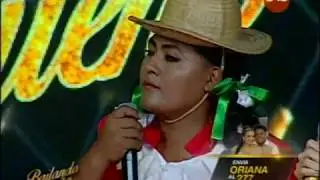 Bailando Invertidos: Oriana Arredondo (Cantinflas) y Joel Rojas (La india Maria)
