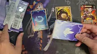 Genshin Genius Invokation TCG physical booster box x2 opening