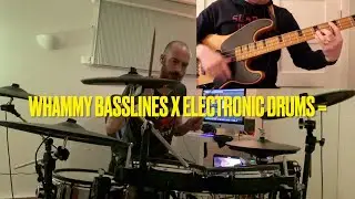 I Put A WHAMMY BAR On My Bass And It Sounds INCREDIBLE (Charles Berthoud) Drum Remix