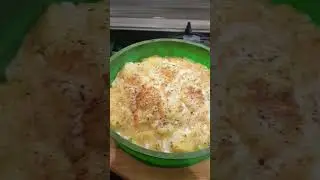Картофель гратен, быстро, и легко, всего три ингредиента,  какартофель, сливки, сыр))