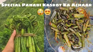 Kasrod Ka Achar 😍 || Try This Recipe Results Will Be Awesome 💯 || Fiddlehead Fern Pickle 🤤