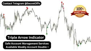 Triple Arrow Indicator XAUUSD M5 Updated Version Great Working | Great Forex Scalping Indicator