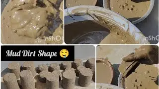 [ ASMR ] Mud Dirt ki Shapes 🤤💯 #shapes #mud #asmrtriggers #dirt #muddirt