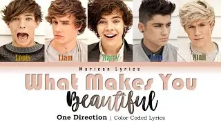 One Direction - What Makes You Beautiful (Color Coded Lyrics)