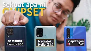 BAGUS GAK SIH EXYNOS 850 !! Duel vs MediaTek Helio G85 & Snapdragon 662