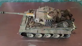 TIGER I Ausf. E (Zvezda) 35 scale - шаг 3