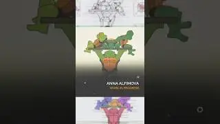 Work in progress by on of the Traditional 2D Animation student – Anna Alfimova