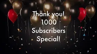 Thank You 🙏  1000 Subscribers!