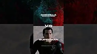 Godzilla vs Thor & Superman !! 