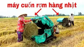 XEM MÁY CUỐN RƠM MINI CHẠY QUÁ NGỌN CÓ 102 NHẬT BẢN