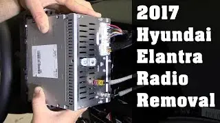 2017 Hyundai Elantra Radio Removal