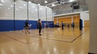 Indoor Volleyball - Block Party vs. ? (Broken ankle at the end)