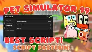 PET SIMULATOR 99 Script Pastebin 2024 UPDATE SPONGEBOB AUTO FARM TYCOON | AUTO BUY TYCOON & MORE 🍍