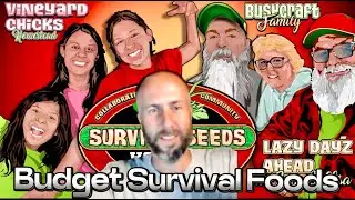 Survival Seeds 2024 Livestream: Budget Survival Food w/ Rem's Family