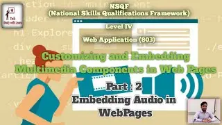Customizing and Embedding Multimedia Components in Web Pages (Part-2) 