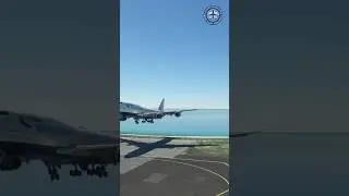 British Air 747 Landing at Princess Juliana Sint Maarten Spectacular View #msfs2020 #rtx4090