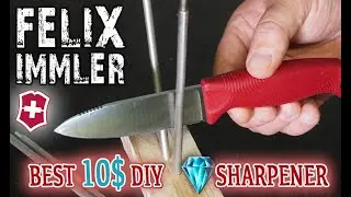 The best $10 DIY Diamond Sharpening System ever! + Victorinox Venture Pro sharpening system !!