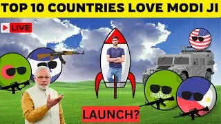 Top 10 Countries who love Prime Minister Modi | India Election 2024 | Dhruv Rathi Launch 💥