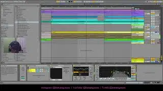 Track deconstruction in Ableton for a new synthwave track (Sylenth, Synthwave KZ, OBXd, Dexed)