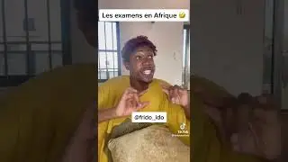 Frido Ido the exam in Africa😅🤣