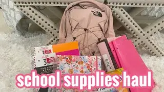 SCHOOL SUPPLIES HAUL | what's in my backpack for junior year of highschool