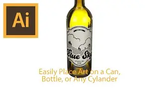Easily Place Art on a Can, Bottle, or Any Cylander | Adobe Illustrator