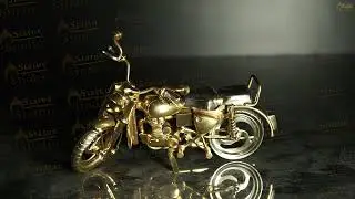 Brass Mini Bike Showpieces - StatueStudio