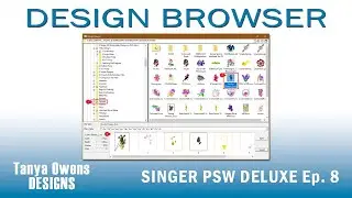 How to Access Embroidery Designs Using PSW Intro & Deluxe: Design Browser
