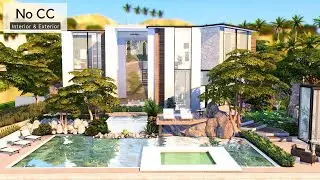 Modern Dream Villa | No CC | Sims 4 Stop Motion Speedbuild