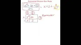 Polynomial Box Technique step 5 #maths #algebra #shortsviral #shorts