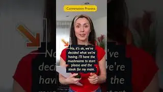 English Conversation Practice: At the restaurant