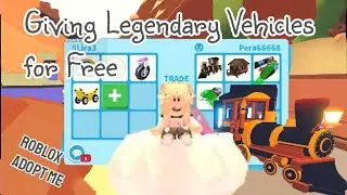 Traiding Legendary Vehicles for Free  - Adopt Me ROBLOX