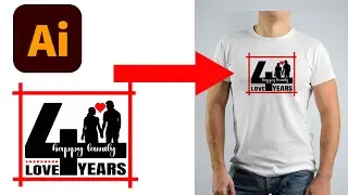 Family T Shirt Design in Adobe Illustrator 