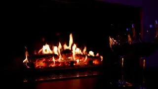 SENSUAL Romantic Music for Love Night 💋 Crackling Fireplace Energy with Wine and Intimacy