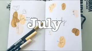 July Bullet Journal Setup | The Notebook