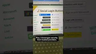 Web App Tips ✅Use social logins.