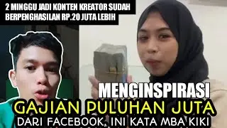 The Inspirational Story of a Facebook Content Creator Earning IDR 20 Million in 2 Weeks