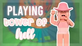 playing tower of hell + getting the pink halo !
