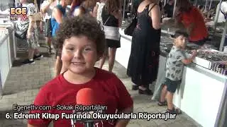 6.  Edremit Kitap Fuarında Okuyucularla Röportajlar
