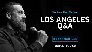 LIVE EVENT Q&A: Dr. Andrew Huberman Question & Answer in Los Angeles, CA