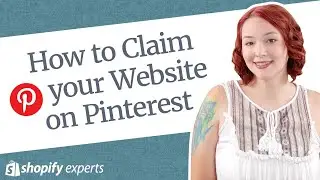 Claim your Website on Pinterest for your Shopify Store