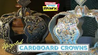 Fabulous Cardboard Crown - Upcycled & Updated