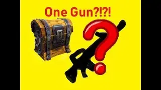 The one gun challenge!!! |FortniteBR Season 8