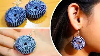 Diy Paper Quilling Earrings | How To Make Boondoggling Earrings |