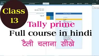 tally prime | tally prime full course | tally prime full course in hindi playlist| tally prime hindi