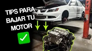CÓMO BAJAR MOTOR (TIPS) DE MITSUBISHI LANCER 2.4 (MIVEC 4G69)