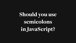 Zellwk #01: Should you use semicolons in Javascript? #