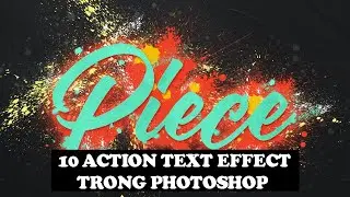 Chia Sẻ 10 Bộ Action Retro Text Effect Việt Hóa Photoshop Và Cách cài Sử Dụng Action